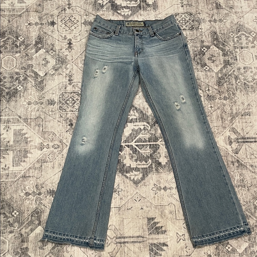 American Eagle Outfitters Light Blue Flare Jeans